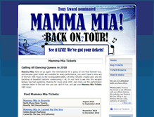 Tablet Screenshot of mammatickets.com